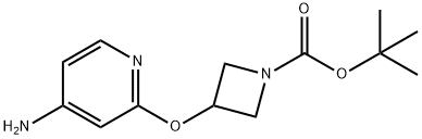 tert-butyl 3-((4-aminopyridin-2-yl)oxy)azetidine-1-carboxylate Structural