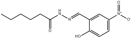 N'-(2-hydroxy-5-nitrobenzylidene)hexanohydrazide Structural