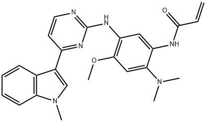 N-(2-(dimethylamino)-4-methoxy-5-((4-(1-methyl-1H-indol-3-yl)pyrimidin-2-yl)amino)phenyl)acrylamide