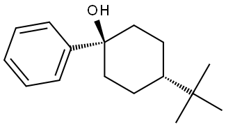 CIS-4-TERT-BUTYL-1-PHENYLCYCLOHEXANOL Structural