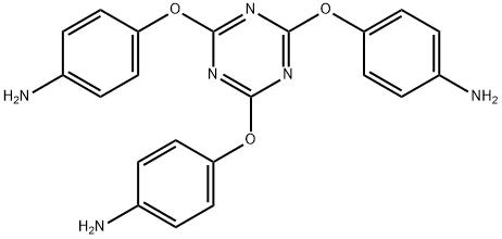 Benzenamine,4,4',4''-[1,3,5-triazine-2,4,6-triyltris(oxy)]tris- Structural