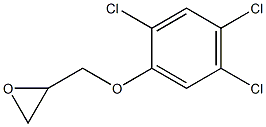 Oxirane,2-[(2,4,5-trichlorophenoxy)methyl]- Structural
