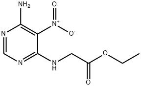 ethyl (6-amino-5-nitropyrimidin-4-yl)glycinate Structural