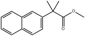 METHYL 2-METHYL-2-(NAPHTHALEN-2-YL)PROPANOATE Structural