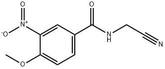 N-(cyanomethyl)-4-methoxy-3-nitrobenzamide Structural