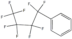 Benzene, (nonafluorobutyl)- Structural