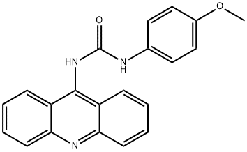 Urea,N-9-acridinyl-N'-(4-methoxyphenyl)- Structural