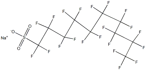sodium:1,1,2,2,3,3,4,4,5,5,6,6,7,7,8,8,9,9,10,10,10-henicosafluorodecane-1-sulfonate Structural