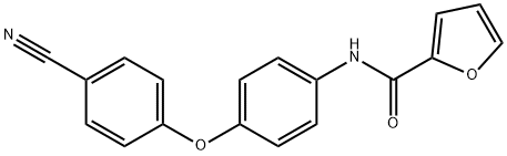 N-[4-(4-cyanophenoxy)phenyl]furan-2-carboxamide Structural