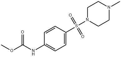 methyl (4-((4-methylpiperazin-1-yl)sulfonyl)phenyl)carbamate Structural