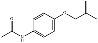 N-[4-(2-methylprop-2-enoxy)phenyl]acetamide Structural
