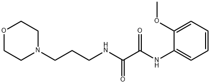 N'-(2-methoxyphenyl)-N-(3-morpholin-4-ylpropyl)oxamide Structural