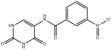 N-(2,4-dioxo-1,2,3,4-tetrahydropyrimidin-5-yl)-3-nitrobenzamide Structural