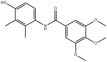 N-(4-hydroxy-2,3-dimethylphenyl)-3,4,5-trimethoxybenzamide Structural