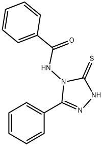 Benzamide,N-(1,5-dihydro-3-phenyl-5-thioxo-4H-1,2,4-triazol-4-yl)- Structural