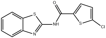 N-(benzo[d]thiazol-2-yl)-5-chlorothiophene-2-carboxamide Structural