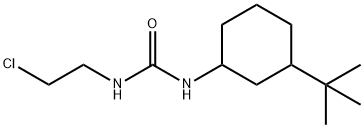 Urea,N-(2-chloroethyl)-N'-[3-(1,1-dimethylethyl)cyclohexyl]- Structural