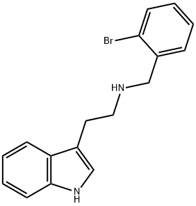 N-(2-bromobenzyl)-2-(1H-indol-3-yl)ethanamine Structural