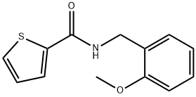 N-(2-methoxybenzyl)thiophene-2-carboxamide Structural