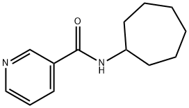 N-cycloheptylnicotinamide Structural