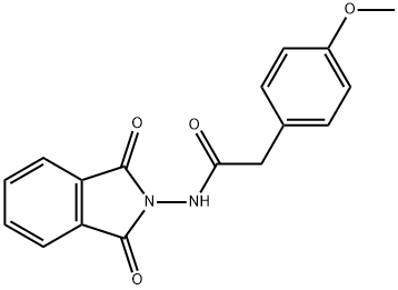 N-(1,3-dioxo-1,3-dihydro-2H-isoindol-2-yl)-2-(4-methoxyphenyl)acetamide Structural