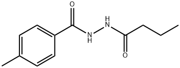 N'-butyryl-4-methylbenzohydrazide Structural