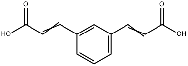 2-Propenoic acid, 3,3'-(1,3-phenylene)bis- Structural