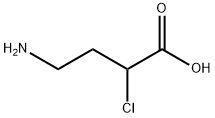 Butanoic acid, 4-amino-2-chloro- Structural