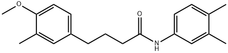 N-(3,4-dimethylphenyl)-4-(4-methoxy-3-methylphenyl)butanamide Structural