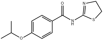 N-(4,5-dihydro-1,3-thiazol-2-yl)-4-(propan-2-yloxy)benzamide Structural