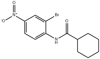 N-(2-bromo-4-nitrophenyl)cyclohexanecarboxamide Structural