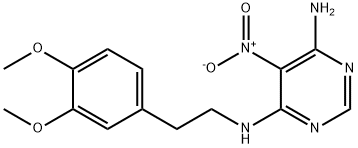 N4-(3,4-dimethoxyphenethyl)-5-nitropyrimidine-4,6-diamine Structural