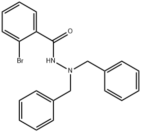N',N'-dibenzyl-2-bromobenzohydrazide Structural