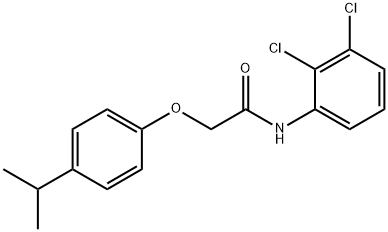 N-(2,3-dichlorophenyl)-2-(4-propan-2-ylphenoxy)acetamide Structural