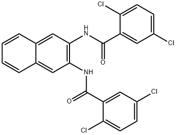 N,N-(naphthalene-2,3-diyl)bis(2,5-dichlorobenzamide) Structural