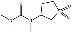 N-(1,1-dioxidotetrahydro-3-thienyl)-N,N,N-trimethylurea Structural