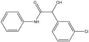N-PHENYL-M-CHLOROMANDELAMIDE Structural