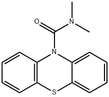 N,N-dimethylphenothiazine-10-carboxamide Structural