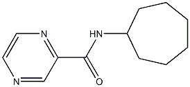 N-cycloheptylpyrazine-2-carboxamide Structural