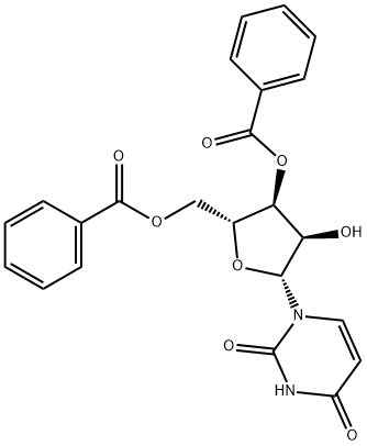 Uridine, 3',5'-dibenzoate Structural