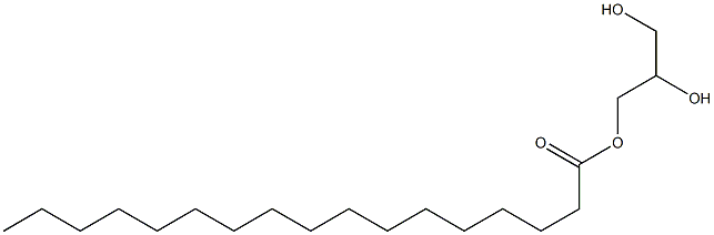 Heptadecanoic acid, 2,3-dihydroxypropyl ester Structural