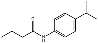 N-(4-propan-2-ylphenyl)butanamide Structural