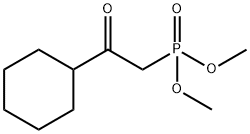 Phosphonic acid, (2-cyclohexyl-2-oxoethyl)-, dimethyl ester Structural
