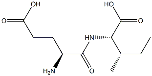 L-Isoleucine, L-a-glutamyl- Structural