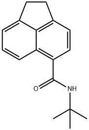 N-tert-butyl-1,2-dihydroacenaphthylene-5-carboxamide Structural