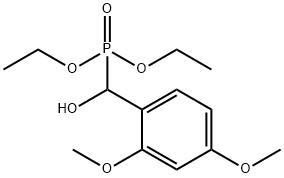 diethyl ((2,4-dimethoxyphenyl)(hydroxy)methyl)phosphonate Structural