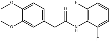 N-(2,6-difluorophenyl)-2-(3,4-dimethoxyphenyl)acetamide Structural