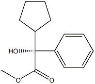 Methyl (R)-(-)-cyclopentylmandelate Structural Picture