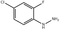 Hydrazine, (4-chloro-2-fluorophenyl)- Structural
