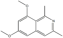 Isoquinoline, 6,8-dimethoxy-1,3-dimethyl- Structural